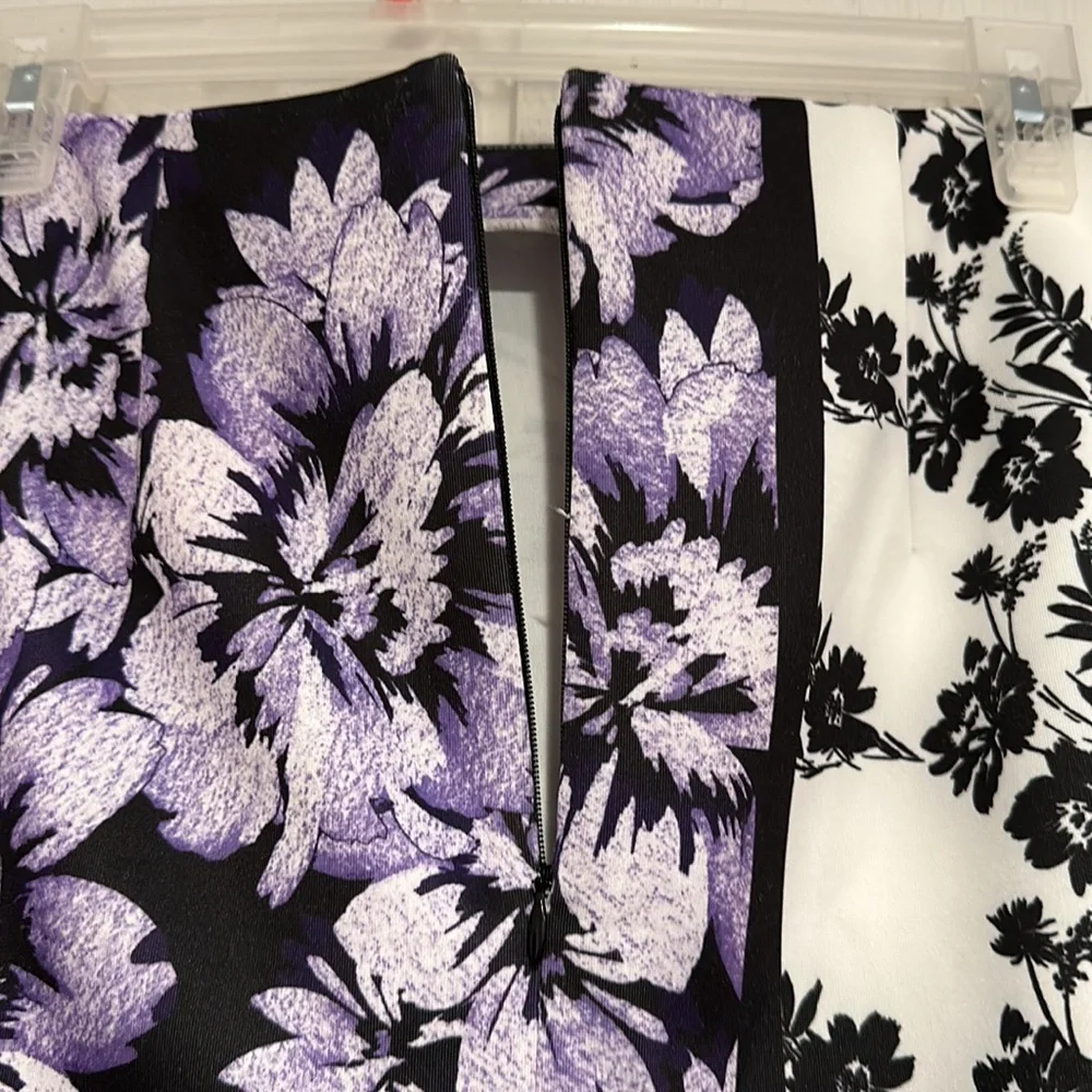 White House Black Market Floral Skirt